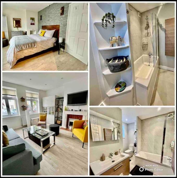 Entire 3 Bed House Weybridge Brooklands, London Villa Byfleet Dış mekan fotoğraf
