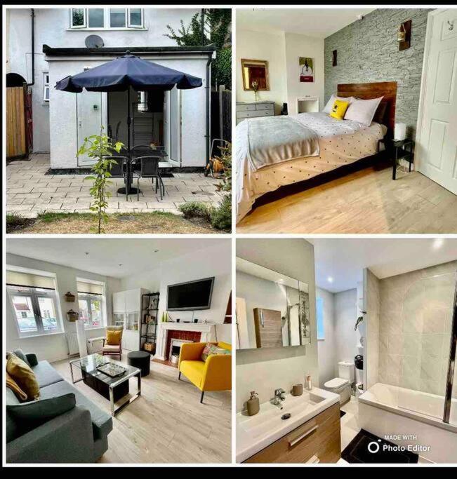 Entire 3 Bed House Weybridge Brooklands, London Villa Byfleet Dış mekan fotoğraf